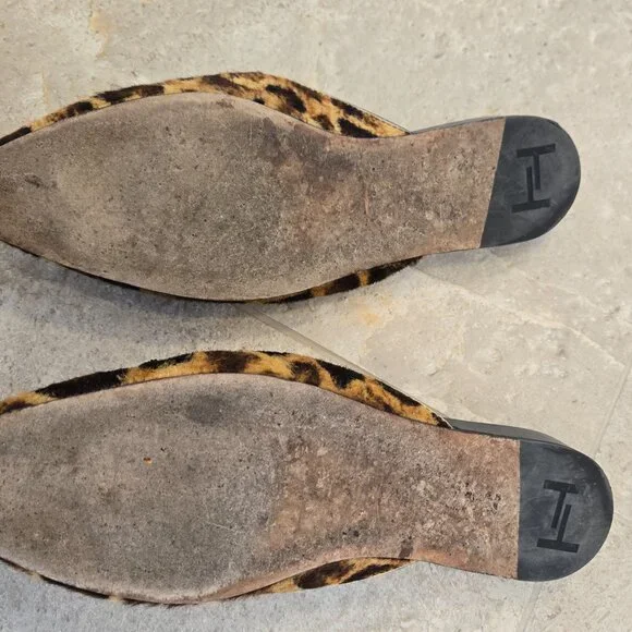 Tods shoes made in Italy leopard slip on 38 tod's 7 7.5 aminal print flats - Picture 5 of 8